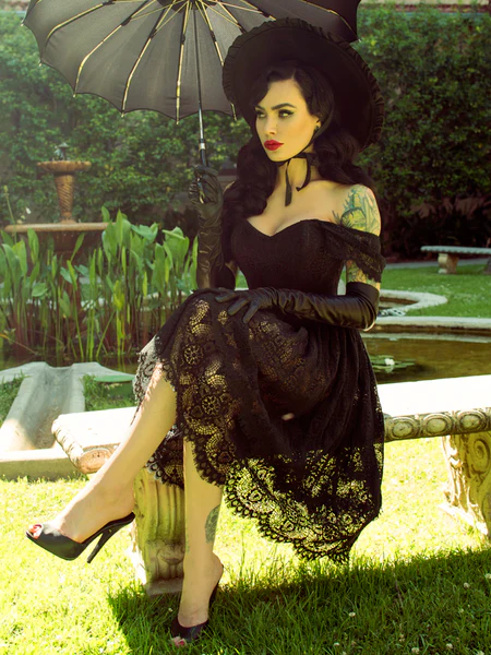 Southern Gothic Skirt in Black