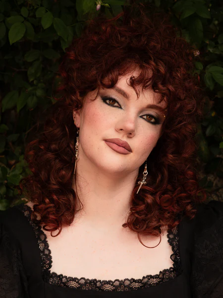 Hand and Sword Dangle Earrings